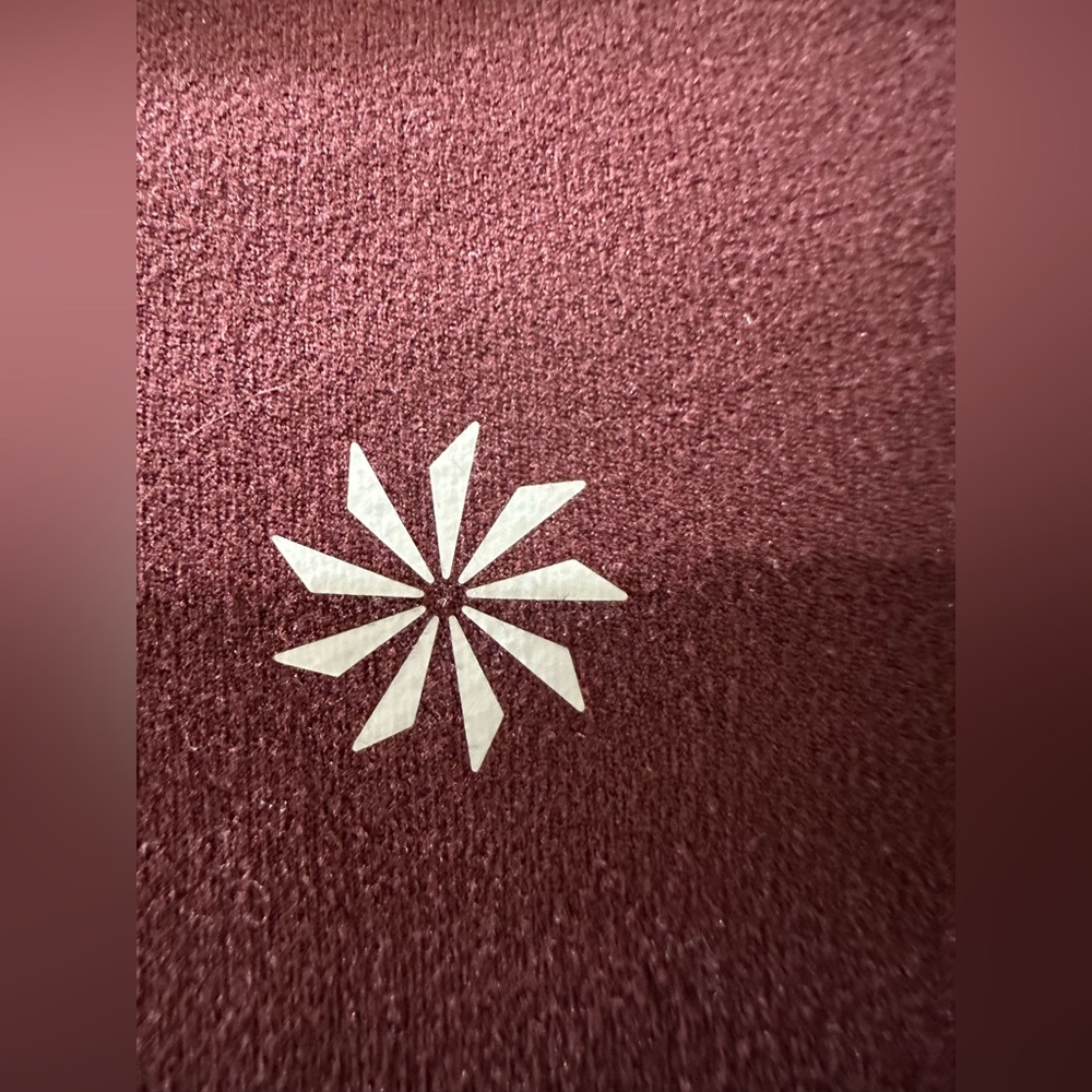Athleta Maroon Elation Tights - Picture 3 of 5